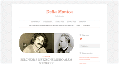 Desktop Screenshot of dellamonica.com.br