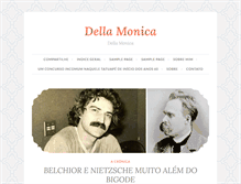 Tablet Screenshot of dellamonica.com.br